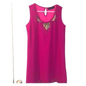 Fuchsia party dress